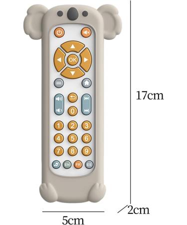Shop Generic Remote Phone Pretend Playset for Toddlers - Realistic Music TV Remote Control Toy for Ages 1-3 - White with Koala Case - Buy Online on GoSupps.com