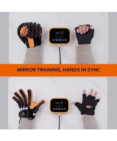 Self-Training Rehabilitation Robot Gloves Finger and Hand Function Rehabilitation Trainer Hand Exerciser for Dementia Arthritis Stroke Hemiplegia Patient Right-L L Right - Buy Online on GoSupps.com
