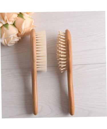 FRCOLOR Baby Shower Supplies Set - Scalp Massagers, Wooden Baby Brush, Newborn Hair Comb - Baby Hairbrush Tool Kit - Buy Online on GoSupps.com