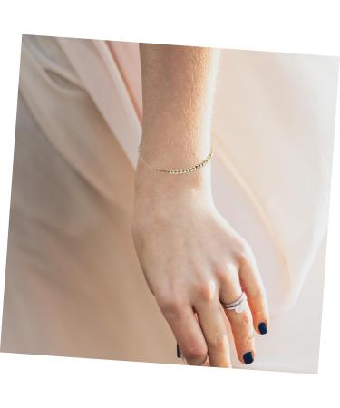 HAPINARY 10pcs Adjustable Bracelets Adjustable Cuff Bracelet Bracelets Aesthetic Bracelets for Girls Adjustable Decors Chic Wrist Jewelry Open Bracelets Beads Copper Preserve Color Golden 23X0.3cm - Buy Online on GoSupps.com