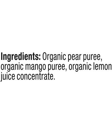 Plum Organics Pear and Mango Baby Food Pouch - Stage 2 | 4 oz | 6 Pack | Fresh Organic Squeeze for Babies, Kids, Toddlers - Buy Online on GoSupps.com