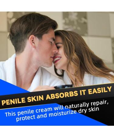 Male Enlargement Massage Cream | Moisturizing Private Part Extender Cream for Thicker & Longer Results - 50ml - Buy Online on GoSupps.com
