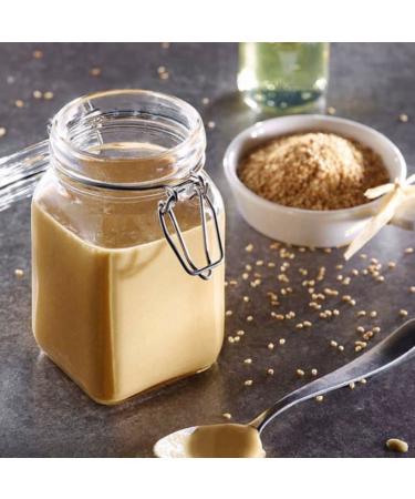 Buy SEZGIN SAYAR 100% Natural Tahini - Vegan Gluten-Free No Preservatives (2x600G) - Best Quality Sesame Paste - Buy Online on GoSupps.com