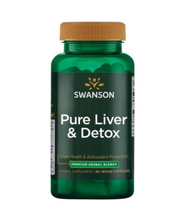 Swanson Pure Liver & Detox 60 Veg Caps