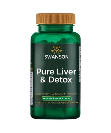 Swanson Pure Liver & Detox 60 Veg Caps - Buy Online on GoSupps.com