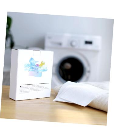 Sosoport 72 Pcs Color Catcher Laundry Grabber Stain Clothes Dye Eraced Stain Remover Home Laundry Dye for Clothes Spot Cleaner Wipeoff Paper for Washing Clothes Wash and Care Confetti - Buy Online on GoSupps.com