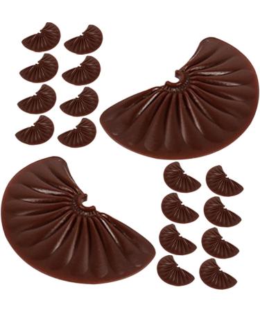 ibasenice 48 Pcs Imitation Chocolate Chips Shop Display Prop Small Chocolate Model Multi-function Chocolate Decor Chocolate Bar Maker Simulated Chocolate Pvc Food Play Dessert 3.50X2.50X0.20CMx2pcs 1 - Buy Online on GoSupps.com
