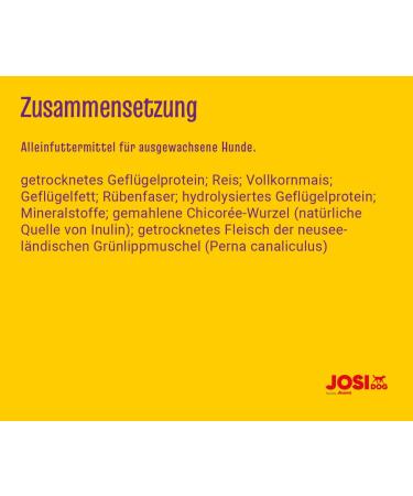 Josidog Adult Sensitive Dog Food (5x900g) - Premium Dry Food for Sensitive Dogs | Josera 5 Pack - Buy Online on GoSupps.com