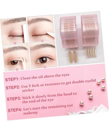 FOMIYES 3 Sets Double Eyelid Sticker Eyelid Tape for Lids Design Eyelid Strips Eyelid Lifter Strips Double Eyelid Makeup Kit Eye Lids Strips Cosmetic Pink Double Eyelid Fiber Eye Patch - Buy Online on GoSupps.com