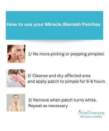 Invisible Miracle Blemish Patch (72 Count) - Hydrocolloid & Tea Tree - Rapid Pimple Removal & Healing Stickers for Skin & Face - Buy Online on GoSupps.com