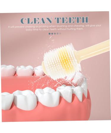 Buy Magiclulu 2-Piece 360 Silicone Children's Toothbrush Set - Effective Mouth Cleaning Manual Toothbrushes - Buy Online on GoSupps.com