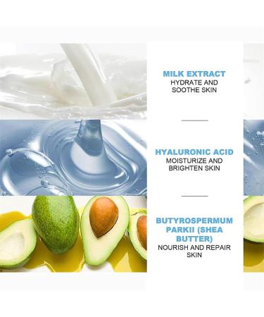 Yiushing Milk Skin Cream Milk Brightening Cream Anti Aging & Wrinkle Facial Cream 55g Face Moisturizing Hydrating Brightening Nourishing Cream - Buy Online on GoSupps.com