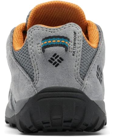 Columbia Redmond Waterproof Hiking Shoe Big Kid 6 - Titanium Grey/Steel/Gold Amber - Buy Online on GoSupps.com