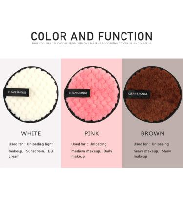 Artifun Reusable Microfiber Makeup Removal Pads - Eco-Friendly Slurry Pads for Effortless Cleansing (Brown) - Buy Online on GoSupps.com