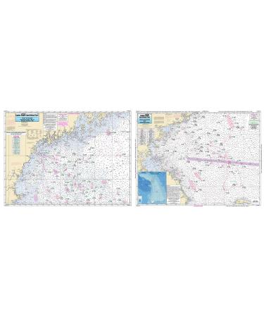 Offshore Gulf of Maine/Massachusetts Bay - Laminated Nautical Navigation & Fishing Chart by Captain Segull's Nautical Sportfishing Charts | Chart # GMM17