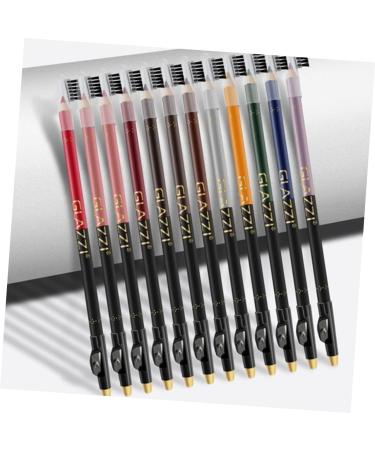 FOMIYES 36 Pcs Lip Liner Eyeliner Waterproof Eyebrow Pen Lip Liner Pencil Natural Cosmetic Supplies Make up 1 count (Pack of 1) Assorted Colorx3pcs - Buy Online on GoSupps.com