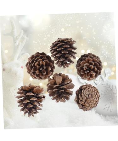 ABOOFAN 72 Pcs Xmas Pine Cone Ornaments Christmas Pine Cone Pine Cone Decorations Pine Needles Natural - Buy Online on GoSupps.com