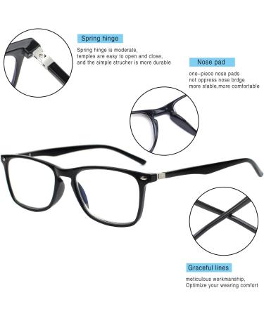 2 Pack Blue Light Blocking Progressive Multifocus Reading Glasses for Women & Men - Spring Hinge Mix Colors 2.0x - Buy Online on GoSupps.com