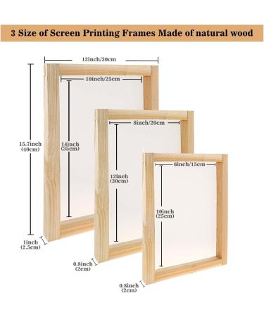 Aoibrloy Screen Printing Kit with 6 Colors Ink, Frames, Vinyl, Transfer Tape & Squeegee - Buy Online on GoSupps.com