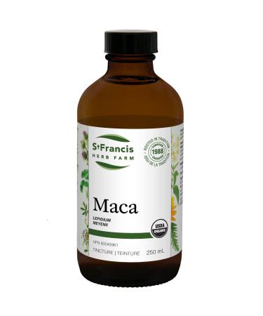 St. Francis Herb Farm Maca Root Herbal Tincture Liquid | Helps to Support Emotional Aspects of Sexual Health | Antioxidants | Organic | Non-GMO | Lactose-Free | 250 mL