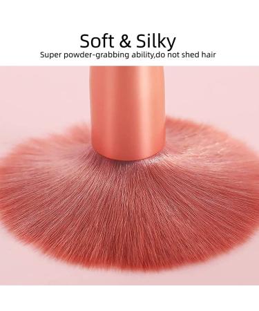 8PCS Mini Makeup Brush Set for Foundation, Powder, Blush, Eyeshadow - Coral Pink | GOHIGH Ordinary(2022) - Buy Online on GoSupps.com
