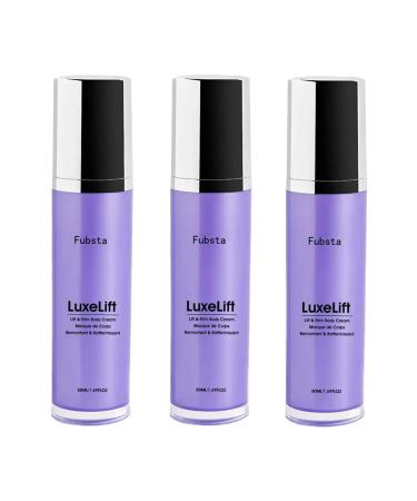 Fubsta LuxeLift Lift & Firm Body Cream, Advanced Anti-Wrinkle Firming Cream - So & Firming, Moisturizing Moisturizing Cream to Restore Skin Elasticity (3Pcs)