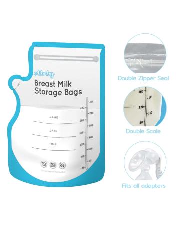 Buy Edibaby Breast Milk Bags - Pack of 100 BPA Free Sterilized Nursing Bags for Freezing & Storing | International Shipping - Buy Online on GoSupps.com