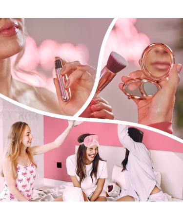 Best Friend Gift Basket for Teenage Girls - Birthday Gifts for Women - Pink Tumbler, Perfume Atomizer, Mirror, Sleep Mask, Candle & More - Buy Online on GoSupps.com