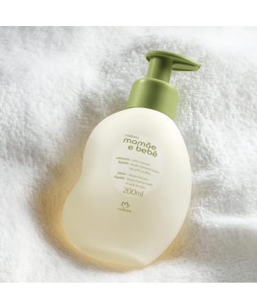 NATURA Mamae e Bebe Gentle Baby Cleansing Gel 200ml - Dermatologist Tested, Pediatrician Approved, 100% Vegan Baby Care - Buy Online on GoSupps.com