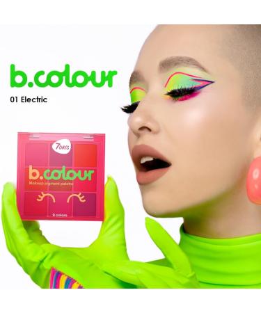 7Days Neon Eyeshadow Palette Makeup 9 Colors 01 ELECTRIC - Buy Online on GoSupps.com