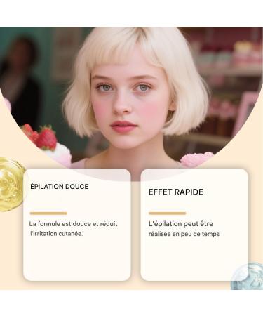  G n rique Facial Hair Removal Cream - Soothing and Nourishing - 20g Hair Removal for Sensitive Skin - for Upper Lip Home Travel Daily Use Summer Wedding Beach Gym Brides Models Women - Buy Online on GoSupps.com