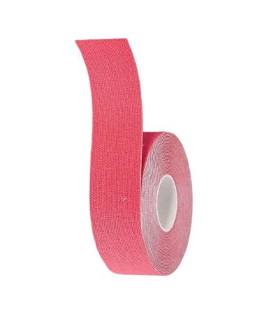 Fovolat Sports Tape Athletic Kinesiology Sports Tape Waterproof Breathable Kinesiology Tape | Athletic Tapes & Wraps Kinesiology Recovery Tapes Supports Muscles & Joints Hot Pink