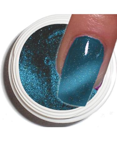 N+M CAT-EYE UV gel 5ml ++BLUE MA-05++ High coverage. The current trend in nail modelling!
