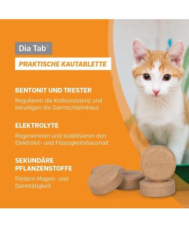 alfavet Dia Tab chewable tablets for relief of acute intestinal absorption disorders during and after acute diarrhea 20 x 5.5 g - Buy Online on GoSupps.com