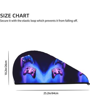 Play Gaming Microfiber Hair Towel - Soft Super Absorbent Quick Dry Wrap for Long Curly & Thick Hair | Coral Velvet for Women - Buy Online on GoSupps.com