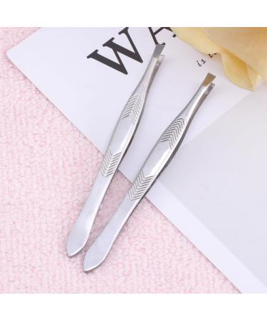 Frcolor Stainless Steel Eyebrow Tweezers - Professional Armchair Slide Design for Precision Grooming - A011 - Buy Online on GoSupps.com
