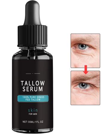 Tallow Face Moisturizer | Wrinkles Defense Tallow Face Wash Tallow Night Serums and Cream | Skin Care Moisturizer for Men Diminish Fine Lines and Wrinkles 30ML - Buy Online on GoSupps.com