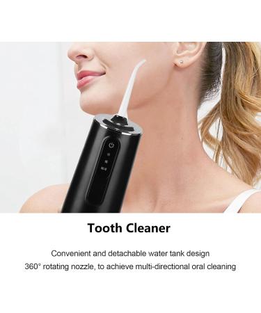 Portable Cordless Water Flosser - 3 Modes IPX7 Waterproof Child-Safe Magnetic Wireless Tooth Mouth Shower (Black) - Buy Online on GoSupps.com