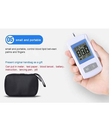 Cholesterol Surveillance Home Test Kit - Blood Fat Analyzer with 25 Test Strips & Lancets - Buy Online on GoSupps.com