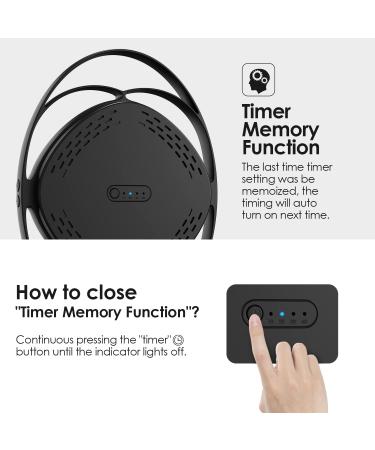 ALBINA UV-Free 10000 Lux Happy Light Therapy Lamp - 3 Color Modes, Adjustable Brightness, Timer & Memory - Home/Office Decor (Black) - Buy Online on GoSupps.com