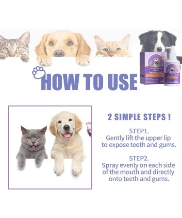 2PCS Pet Clean Teeth Cleaning Spray Pet Teeth Cleaning Spray Teeth Cleaning Spray for Dogs Pet Oral Spray Clean Teeth Pet Breath Freshener Oral Spray Pet Oral Spray Pet Oral Spray Clean Spray Petry Teeth Cleaning Spray Petry Oral Spray for Dogs & Cats - Buy Online on GoSupps.com