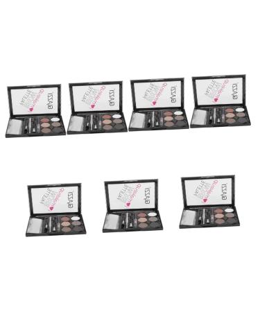 FOMIYES 7 Sets Eyebrow Powder Set Eyebrow Brush Eyebrow Powder Tool Lady Cosmetic Multifunction Makeup Miss