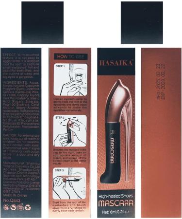 Mascara Volume Mascara de maquillage pais double effet longue dur e anti-bavures allongeant et recourbant (6 ml) - Buy Online on GoSupps.com