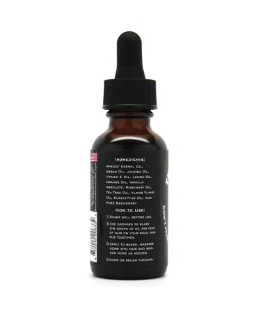 Badass Beard Care Men's Beard Oil - The Ladies Man Scent 1 oz | All Natural Ingredients for Soft, Healthy Beard | Promotes Growth, Reduces Itchiness | 1 Ounce (Pack of 1) - Buy Online on GoSupps.com
