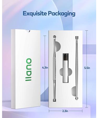 Stainless Steel Double-Ended Earwax Remover Spiral Cleaner for Kids, Adults & Seniors - Buy Online on GoSupps.com