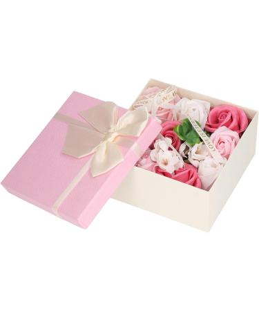  Tnfeeon Rose Flower Soap Decorative Soap Delicate Elegant Flower for Lady Birthday (PINK) - Buy Online on GoSupps.com
