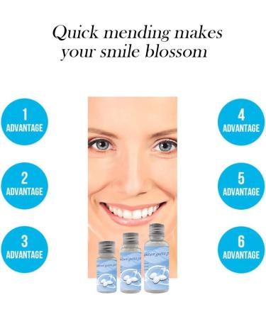 H.eternal Teeth Adhesive Set | Fix Gaps & Secure Dentures | DIY Dental Care Kit for Kids & Adults - Electric & One Size - Buy Online on GoSupps.com