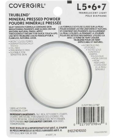 CoverGirl Trublend Translucent Light Pressed Powder - Pack of 2 - Buy Online on GoSupps.com