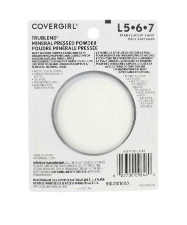 COVERGIRL truBlend Pressed Powder Translucent Light 0.39 Ounce - White (Pack of 1) - Buy Online on GoSupps.com