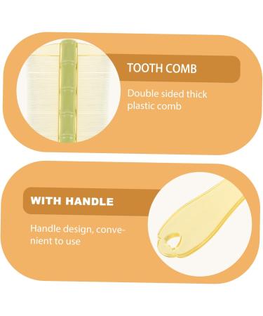 Ipetboom Peigne Antipelliculaire Double Face 6 Pi ces En Plastique pais Dents Fines Avec Manche Ergonomique Pour Cuir Chevelu Sec Toilettage Chats Chiens Gar on Et Filles Adultes - Buy Online on GoSupps.com